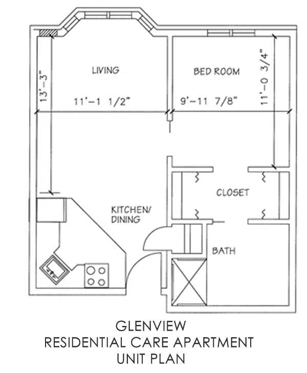 Residential Care Apartment Complex Unit Plan